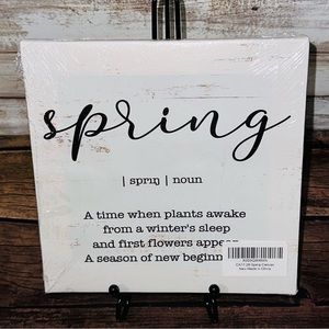 Spring Definition 8” Canvas- New